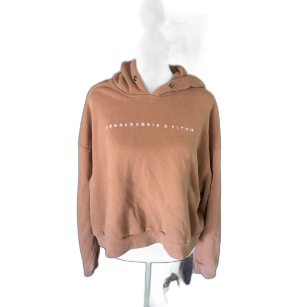 Abercrombie & Fitch Hooded Fall Crop Sweatshirt